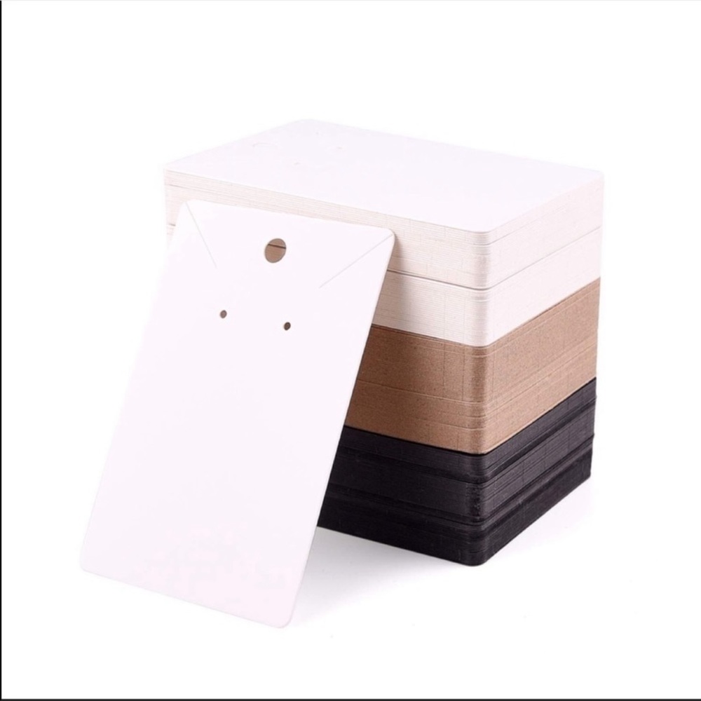120PC Multi Pack! 60 Multicolored Jewelry Display Cards 60 Self Seal Clear Bags - Picture 4 of 7